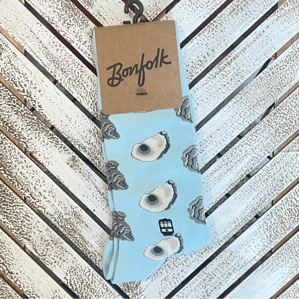 New Bonfolk Blue Oyster Socks Unisex